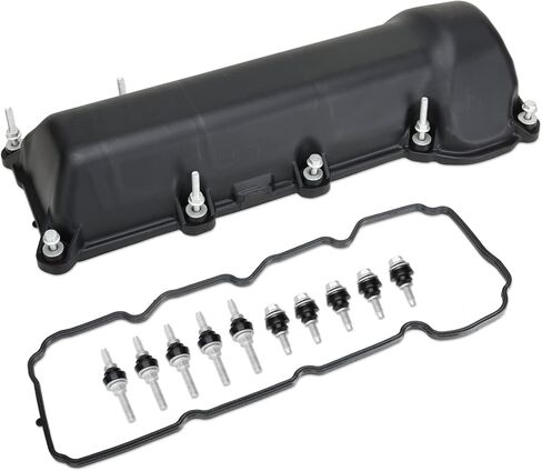 MILIPARTS مجموعة غطاء الصمام الأيسر متوافقة مع 2004-2010 دودج داكوتا 2002-2010 دودج رام 1500 2002-2012 جيب ليبرتي OE # 53021937AC in Kuwait