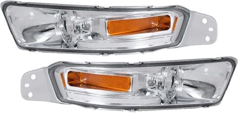 Turn Signal Light Clear Bumper Parking Lamps + Heavy Duty ABS Plastic Housing/Left Right Front for Ford for Mustang 2005-2009 - in Kuwait