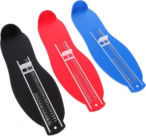 3Pcs Adult Foot Measuring Device UK Size Foot Gauge Ruler for Men and Women Easy to Use for Shoe Fitting in Saudi Arabia