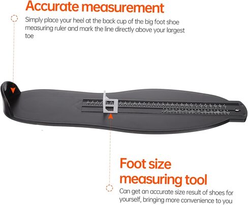 3Pcs Adult Foot Measuring Device UK Size Foot Gauge Ruler for Men and Women Easy to Use for Shoe Fitting in Saudi Arabia