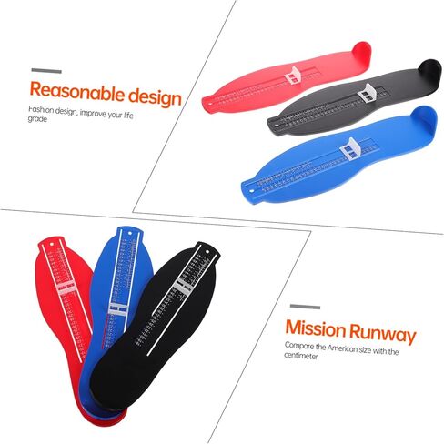 3Pcs Adult Foot Measuring Device UK Size Foot Gauge Ruler for Men and Women Easy to Use for Shoe Fitting in Saudi Arabia