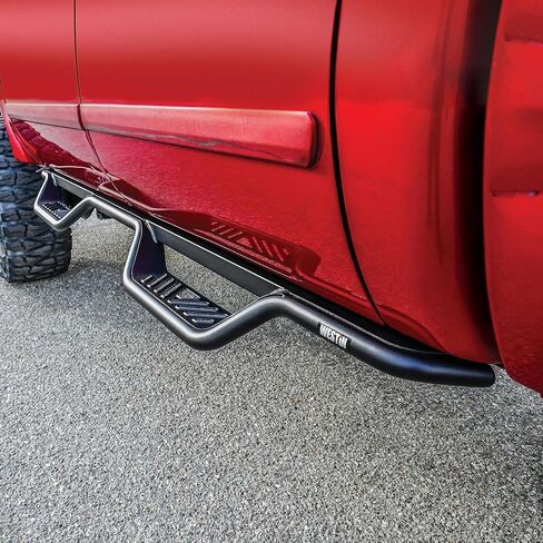 قضبان خطوات Westin 20-11335 Outlaw Drop Nerf تناسب 1999-2016 Ford F250، F-350، F450 Crew Cab Pickup in Kuwait
