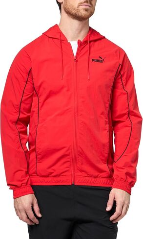 PUMA Mens Sport Woven Jacket Athletic Outerwear Casual - Black in Saudi Arabia