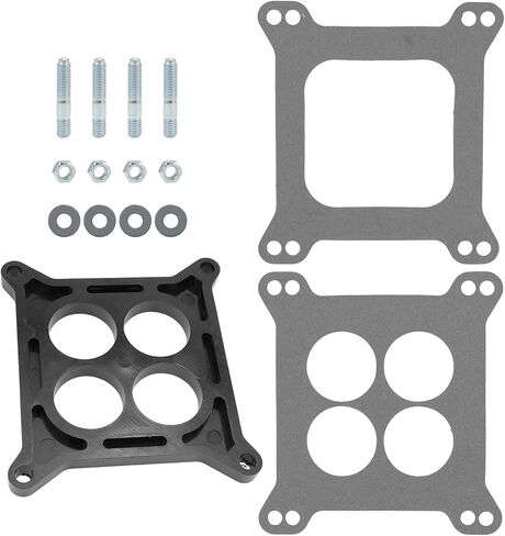 فاصل المكربن ​​1/2 بوصة فاصل المكربن ​​الفينولي المستدار متوافق مع هولي 4150 4160 AFB Carb Chevy 4BBL SBC BBC in Kuwait