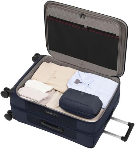 Victorinox Werks Traveler 7.0, Medium Case, 8-Wheel Softside Expandable Travel Case, Navy Blue in Saudi Arabia