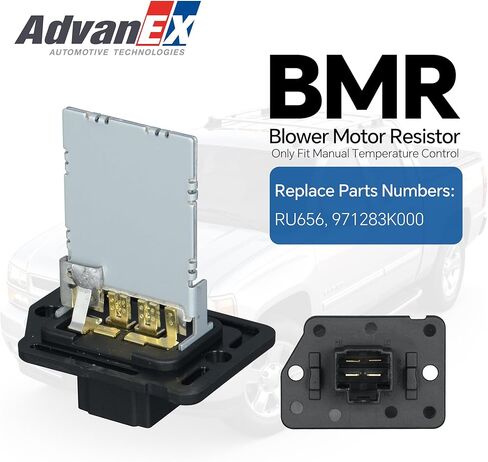 971283K000 مقاوم محرك سخان HVAC متوافق مع Hyundai Elantra/Santa Fe/Sonata Kia Forte/Forte5/Optima/Sorento/Sedona استبدال RU656 in Kuwait