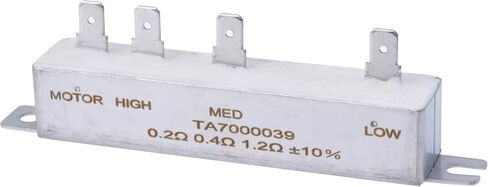 DCM TA7000039 Blower Motor Resistor (12V 4-Terminal) | Fits Bergstrom & Kysor School Bus Heaters | Replaces MEI 1153 & Omega 33-31916 | Fixes "Fan Only Works on High" in Saudi Arabia