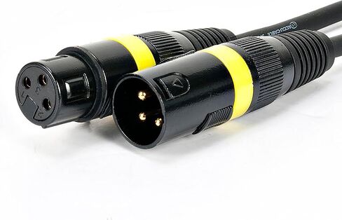 كابل Accu بطول 10 أقدام و3 دبابيس True DMX تم تصنيفه عند 110 أوم من النهاية إلى النهاية لضمان عدم انخفاض الإشارة و25 قدمًا 3 دبوس من كابل DMX الحقيقي تم تصنيفه عند 110 أوم من النهاية إلى النهاية لضمان عدم انخفاض الإشارة in Kuwait