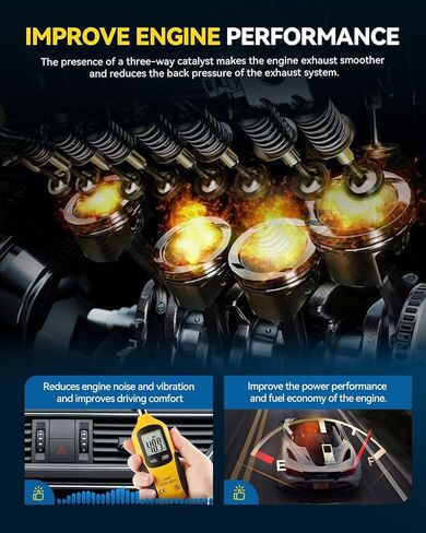 PHILTOP Catalytic Converter Direct-Fit Compatible with Volvo 2007 2008 2009 2010 2011 XC90 3.2L, 2012 2013 2014 XC90 Replace# 16666, 644007, 21506, 41003 (EPA Compliant) in Kuwait