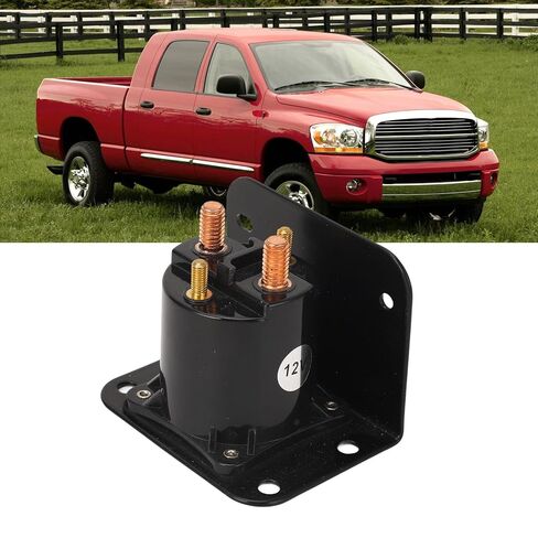 Intake Heater Relay 5187880AC 12V Metal for 2500 Pickup 2007-2010 - Reliable Stable Engine Start, Durable OEM Replacement Part in Saudi Arabia
