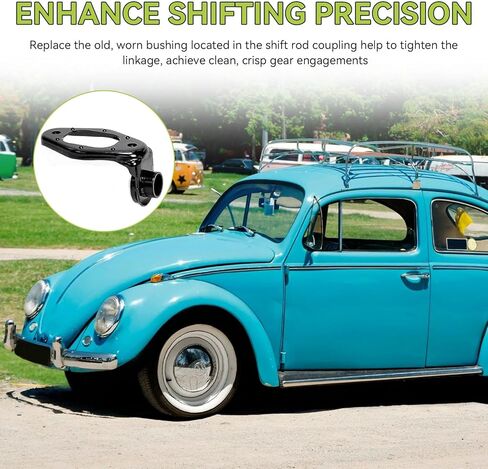 Shift Rod Bushing Fit for Volkswagen Vintage Air Cooled for Beetle 1960-79, Karmann Ghia 1960-74, Bus 1950-66, 1962-73 Type 3, 1973-74 Thing - Restores Smooth, Precise Shifting, 1 Pcs in Saudi Arabia