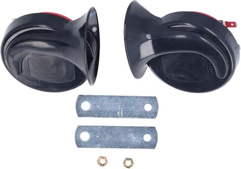 Car Horn Kit, 120db Super Loud Water Electric Snail Horn 12V 120db Universal Loud Snail High Low Tone Car Trumpet for Truck Motorcycle in Saudi Arabia