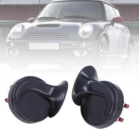 Car Horn Kit, 120db Super Loud Water Electric Snail Horn 12V 120db Universal Loud Snail High Low Tone Car Trumpet for Truck Motorcycle in Saudi Arabia