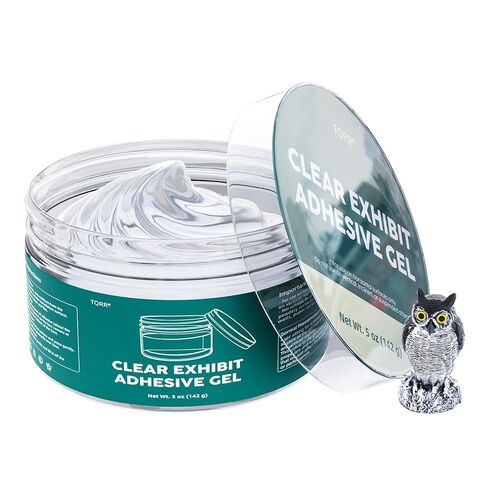 جل لاصق شفاف لمعارض المتحف، شمع معجون لاصق قابل لإعادة الاستخدام، قابل للإزالة ولا يترك بقايا، حماية ضد الاهتزاز للمقتنيات والتماثيل - يمنع السقوط، 5 أونصة in Kuwait