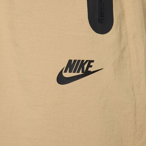 بنطال منسوج كبير الحجم للرجال من Nike Tech (HM7158-297، بيج باراشوت/بيج باراشوت/أسود) مقاس XX-Large in Saudi Arabia