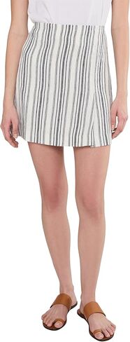 Madewell Women's Tullulah Linen Mini Skirt-Stripe in Saudi Arabia