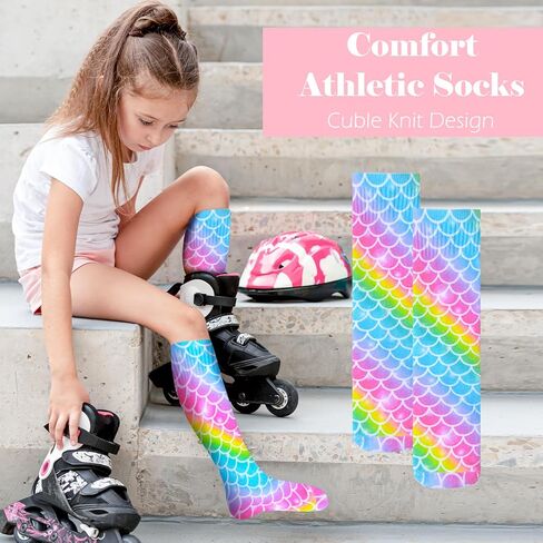 جوارب كرة قدم للأطفال للبنات الصغار، جوارب رياضية لكرة القدم، جوارب بيسبول للأطفال الصغار، جورب عالي للركبة للرياضة in Kuwait