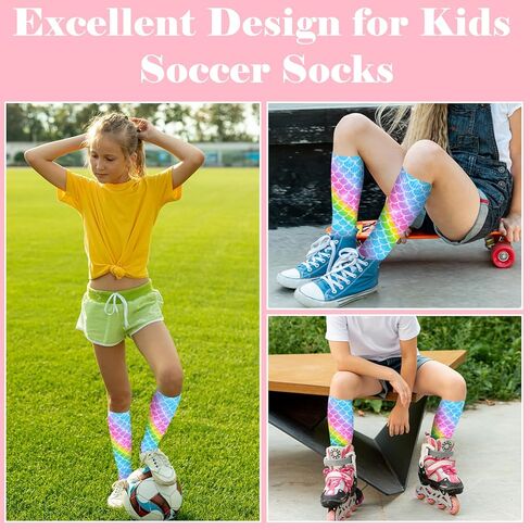 جوارب كرة قدم للأطفال للبنات الصغار، جوارب رياضية لكرة القدم، جوارب بيسبول للأطفال الصغار، جورب عالي للركبة للرياضة in Kuwait