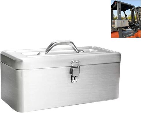 صندوق أدوات الجرار عالي التحمل، مع دعامة تثبيت، يمكن تركيبه على هيكل الحماية من الانقلاب (ROPS)، مصنوع من الفولاذ المقاوم للصدأ، مع فتحات قفل، وهو ملحق جرار متعدد الوظائف (16 بوصة) in Kuwait