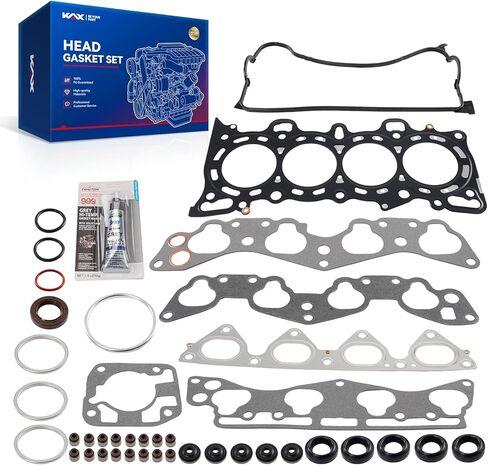 KAX HS9915PT Cylinder Head Gasket Set Kit,Engine Kit Gasket Sets fit for Honda Civic De So 1996-2000 1.6L SOHC MLS in Kuwait