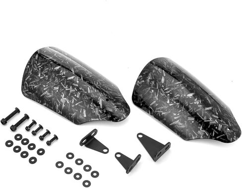 Mofun Motorcycle Handguards Carbon Fiber Pattern Hand Guards Compatible with Harley Touring Street Glide Road King Sportster Softail Dyna 1995-2025 (Fit for Hydraulic and Cable Clutch Styles) in Saudi Arabia