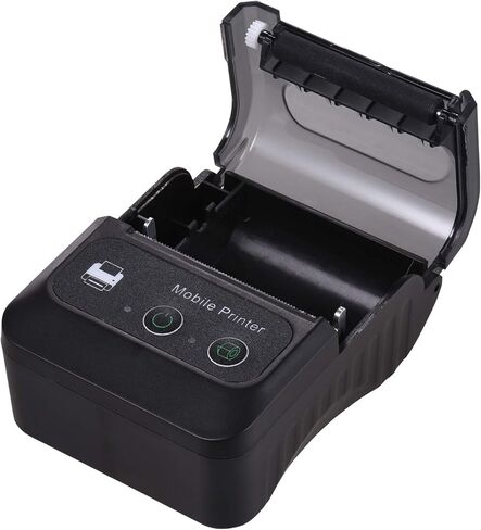 طابعة إيصالات حرارية محمولة BT 58 مم 2 بوصة، طابعة محمولة صغيرة USB بيل POS تدعم أمر الطباعة ESC/POS متوافق مع Android/iOS/Windows للشركات الصغيرة ومتجر بيع بالتجزئة in Saudi Arabia