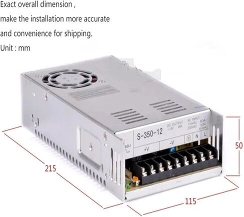350w 13.5v Switching Power Supply 25.8a Single Output 220v Input S-350w-13. with Fan Regulate Ac to Dc Sup in Saudi Arabia