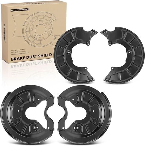 A-Premium Front and Rear Side Brake Dust Shield Compatible with Select Volkswagen and Audi Models - Jetta 2006 2010 2011, Golf 2010-2014, A3 2009-2013, GTI 2010-2013 - Replace# 1T0615612B, 4-PC Set in Saudi Arabia