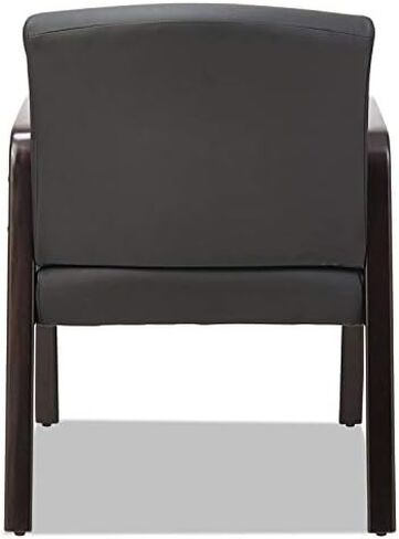 Alera RL4319E Reception Lounge Series Guest Chair, Espresso/Black Leather in Saudi Arabia