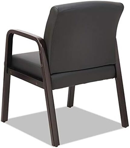Alera RL4319E Reception Lounge Series Guest Chair, Espresso/Black Leather in Saudi Arabia