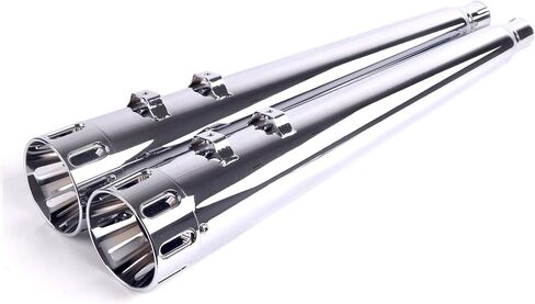 SHARKROAD 4.4" Slip Ons Mufflers Megaphone Style For Harley Exhaust 09-16 Touring Models in Saudi Arabia
