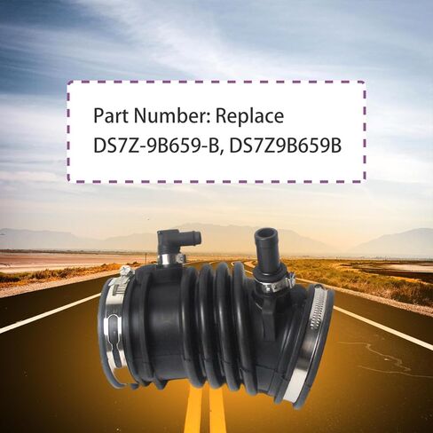 مجموعة خرطوم دخول هواء المحرك متوافقة مع Ford Fusion 2013-2020 2.5L أنبوب مرشح مدخل الأنبوب، استبدال DS7Z-9B659-B DS7Z9B659B in Kuwait