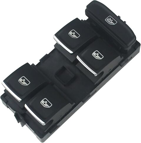 مفتاح التحكم في النافذة لـ G&olf لـ MK7 لـ Passat لـ B8 لمقعد ليون 2013-2018 5G0959857 نافذة الطاقة الكهربائية الخفيفة زر التحكم الرئيسي مفتاح النافذة مفاتيح زر ضغط السيارة (Noelectroplat) in Saudi Arabia