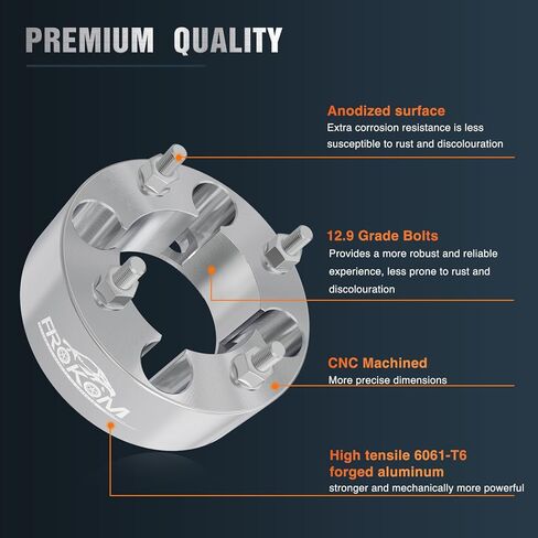 Frokom 4x137 Wheel Spacers,2 Inch Wheel Spacers with 12×1.25 Studs Fit For 2014+ Kawasaki Teryx4 800, Kawasaki Teryx4 750 2012-2013-2 Pack in Saudi Arabia