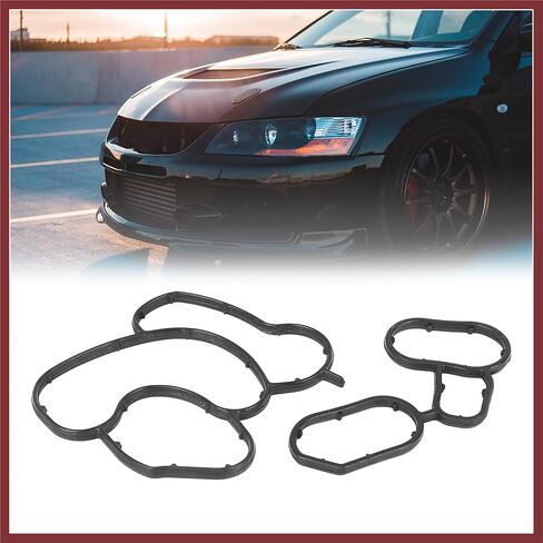 11427508970 11427508971 Car Engine Oil Pan Gasket Oil Cooler Filter Housing Gasket Seal Set for BMW 328i 330i Replace Parts in Saudi Arabia