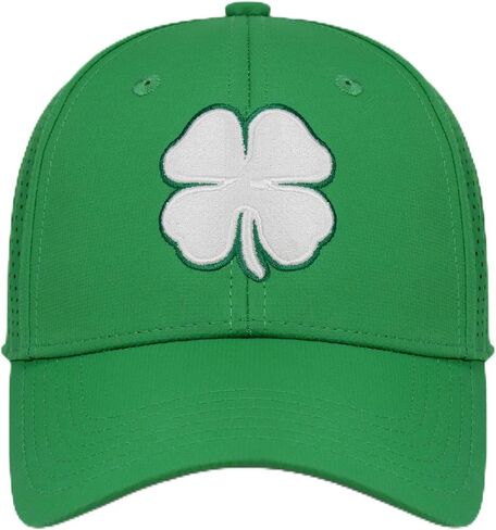 Clover Hats for Men Women, Black Lucky Golf Baseball Cap,4 Leaf Hat,Embroidery Hat in Saudi Arabia