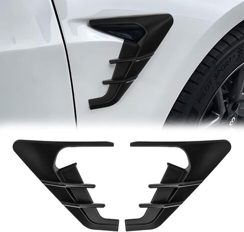 Side Fender Camera Cover Trim Compatible with 2017-2023 Tes-la Model 3 & 2020-2024 Model Y, [Matte Black] Side Camera Protector Turn Signal Markers in Saudi Arabia