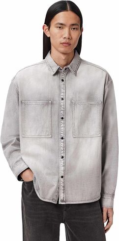 Allsaints Men's Al Denim Shirt in Saudi Arabia