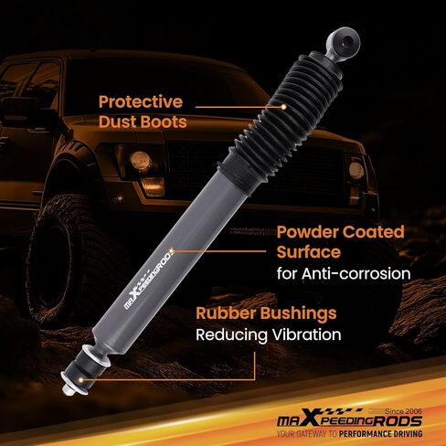 مثبت التوجيه المزدوج من maxpeedingrods لسيارة دودج رام 1500 4WD 1994-1999، لرفع التعليق 2 بوصة أو أكثر، إصدار G1 in Kuwait