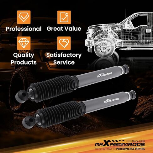 مثبت التوجيه المزدوج من maxpeedingrods لسيارة دودج رام 1500 4WD 1994-1999، لرفع التعليق 2 بوصة أو أكثر، إصدار G1 in Kuwait