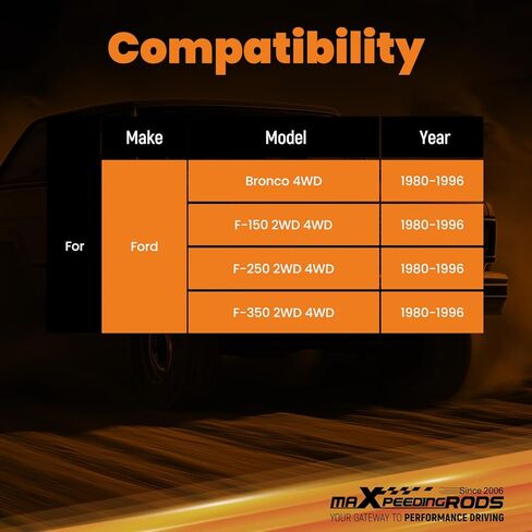 مثبت التوجيه المزدوج maxpeedingrods لإصدار 1980-1996 Ford Bronco F-150 F-250 F-350 G1 in Kuwait