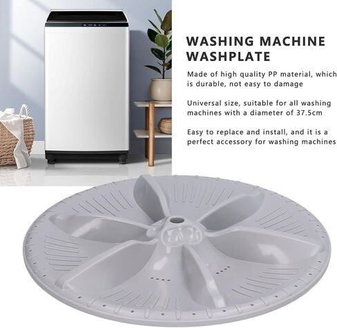 37.5cm Automatic Washer Washplate, Universal Washing Machine Washplate Impeller Plate Replacement, for Home in Saudi Arabia