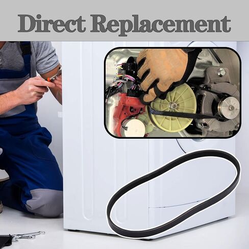 WPW10006388 Washer Drive Belt Fit for Whirlpool Maytag Replace W10006388 W10852652 in Saudi Arabia