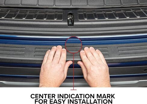 WeatherTech Custom BumperTopper لـ Honda Passport، واقي المصد الخلفي (BP0176)، أسود in Kuwait