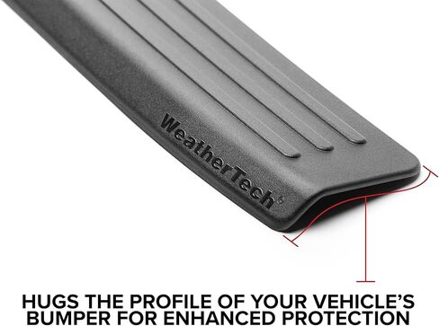WeatherTech Custom BumperTopper لـ Honda Passport، واقي المصد الخلفي (BP0176)، أسود in Kuwait