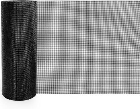 Jucoan 86"x13" 304 Stainless Steel Car Grill Mesh, 12 Mesh 0.6mm Wire Dia, Multifunctional Automotive Grille Insert Mesh Sheet for Radiator Guard, Bumper Protection, Hood Vent, DIY Craft, Black in Kuwait