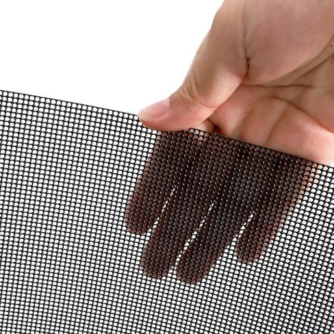 Jucoan 86"x13" 304 Stainless Steel Car Grill Mesh, 12 Mesh 0.6mm Wire Dia, Multifunctional Automotive Grille Insert Mesh Sheet for Radiator Guard, Bumper Protection, Hood Vent, DIY Craft, Black in Kuwait