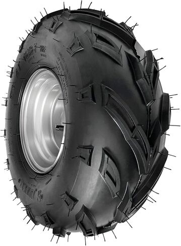 عجلة ATV Go Kart مقاس 16x8-7 - إطار بدون أنبوب مقاس 16x8x7 200/55-7، حافة 7 بوصة، نمط 3 مسامير، أقصى حمولة 160 رطل لعربة الجولف على الطرق الوعرة، عربة جولف رباعية العجلات، دراجة ثلاثية الانجراف UTV، منفاخ ثلج على الجليد (مجموعة من 2) in Kuwait