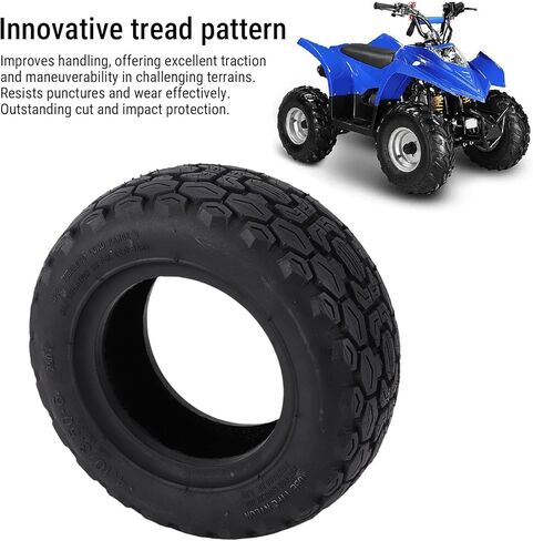 إطار بدون أنابيب 4.10/3.50-6، مطاط بنمط مداس مبتكر لمعدات العشب الصغيرة للحديقة Go Kart ATV Quad in Kuwait