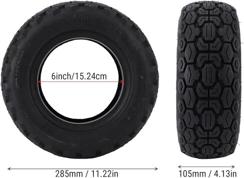 إطار بدون أنابيب 4.10/3.50-6، مطاط بنمط مداس مبتكر لمعدات العشب الصغيرة للحديقة Go Kart ATV Quad in Kuwait